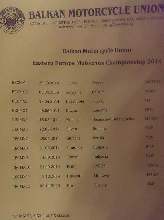 Календар за мотокрос трки во Источно Европскиот шампионат kalendar-motokros-eec
