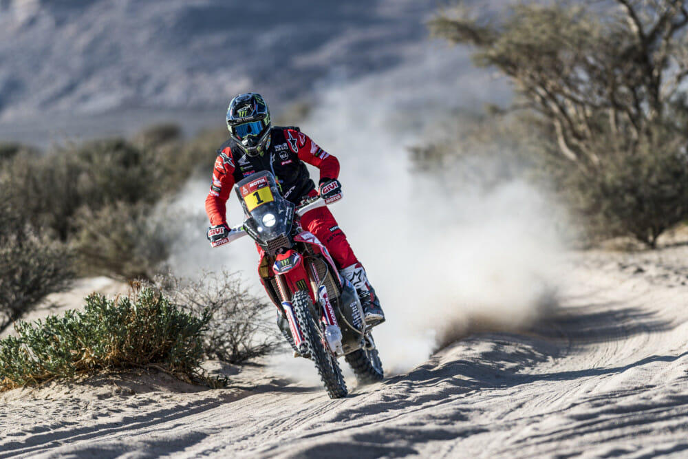 2020 dakar rally motorcycle results stage one 3