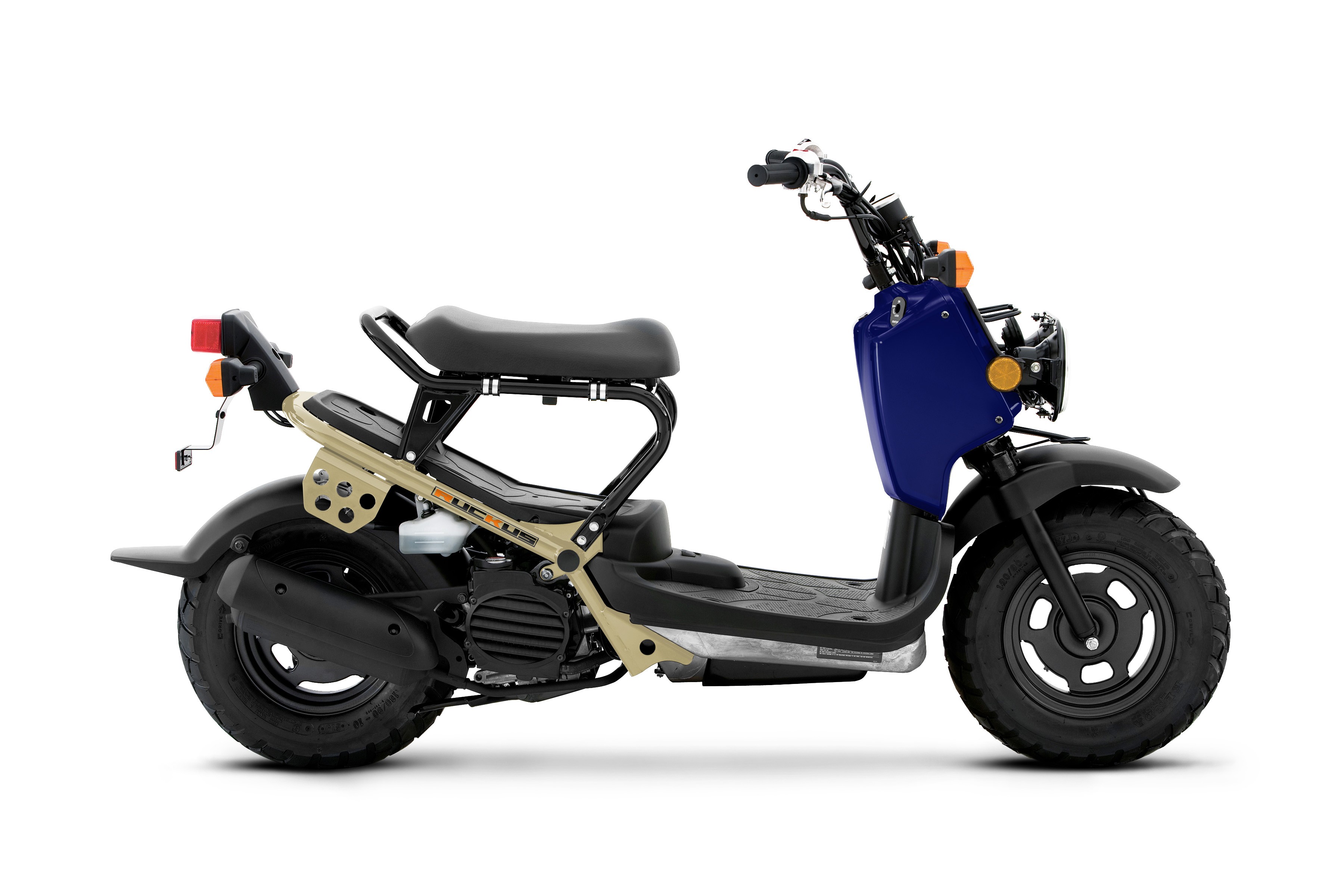 22 Honda Ruckus Midnight Blue Tan