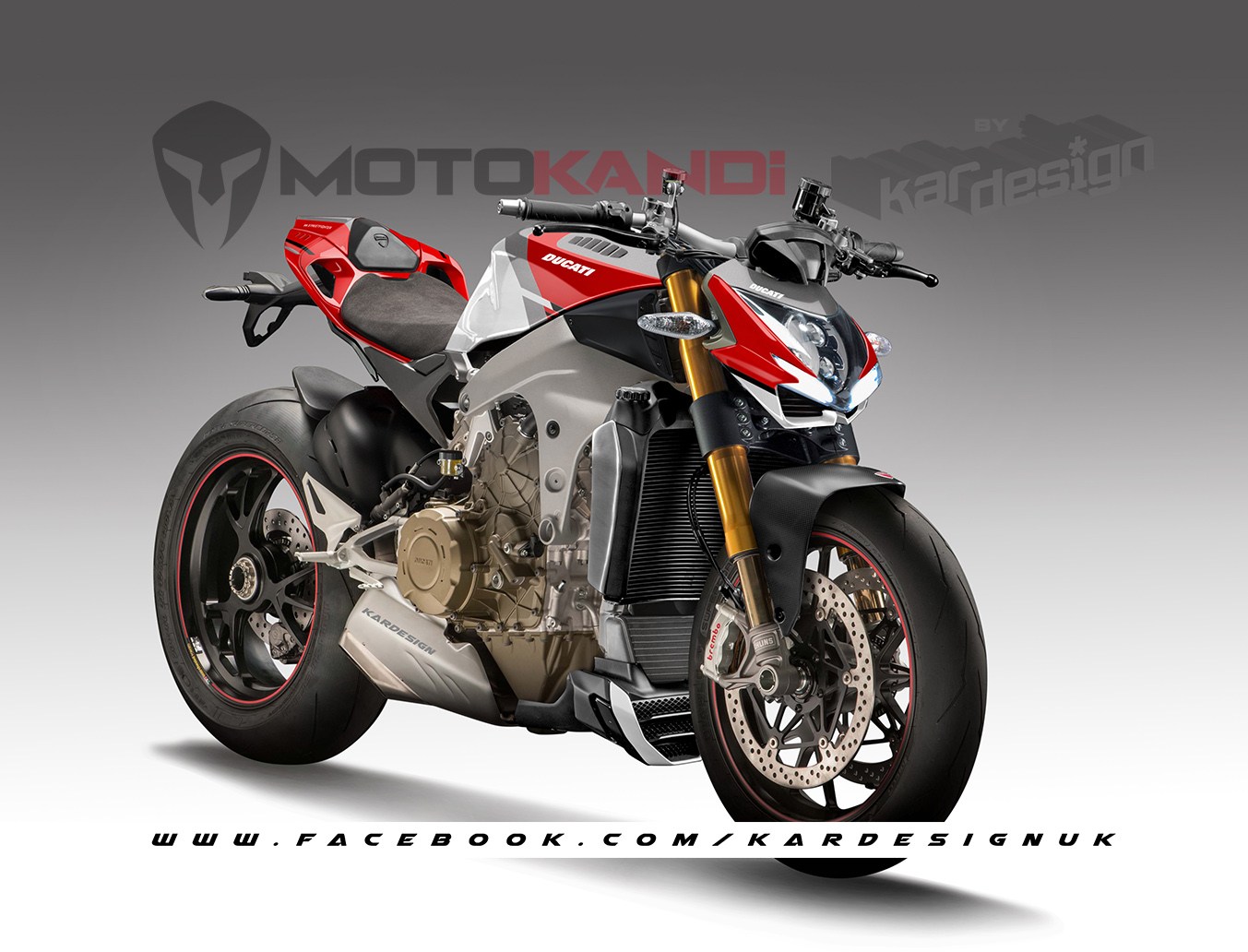 DUCATI STREETV4 MOTOfbx
