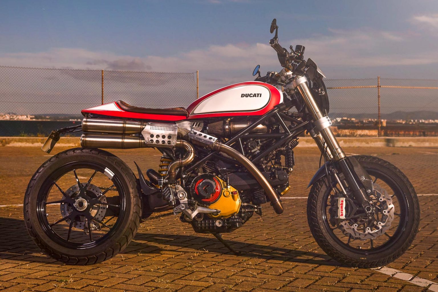 Jorge Rodrigues Ducati Hypertracker flat track txt 3 22 04