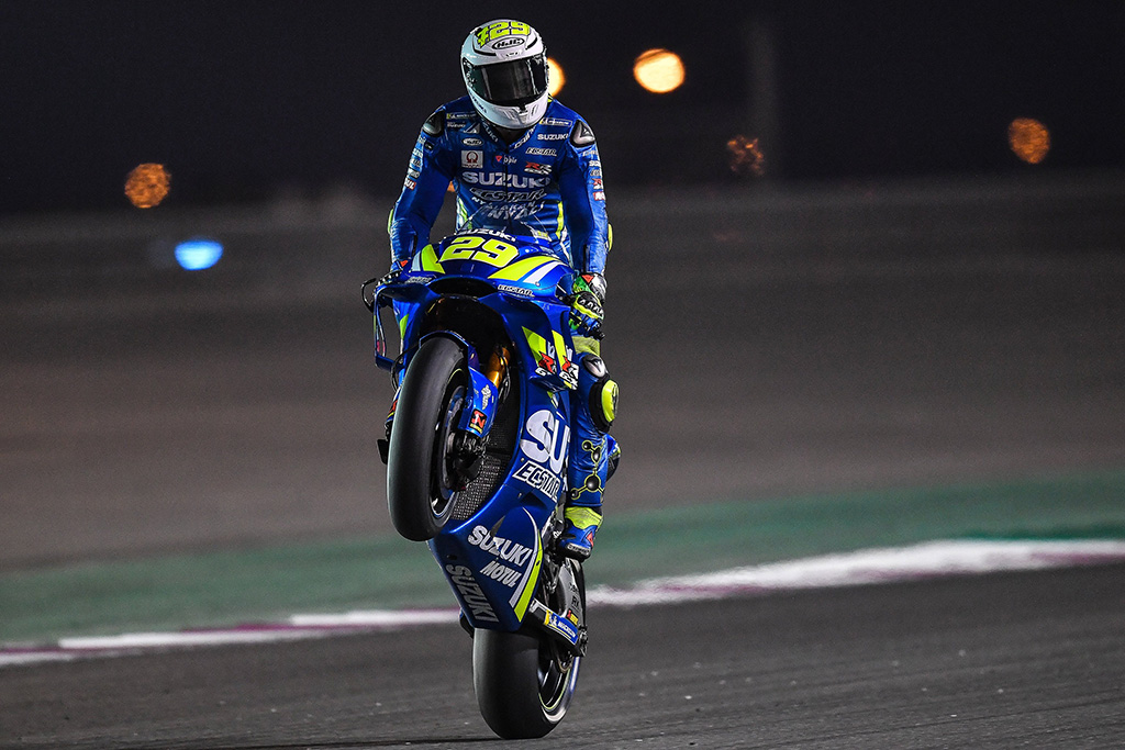 andrea iannone ecstar suzuki qatar test motogp