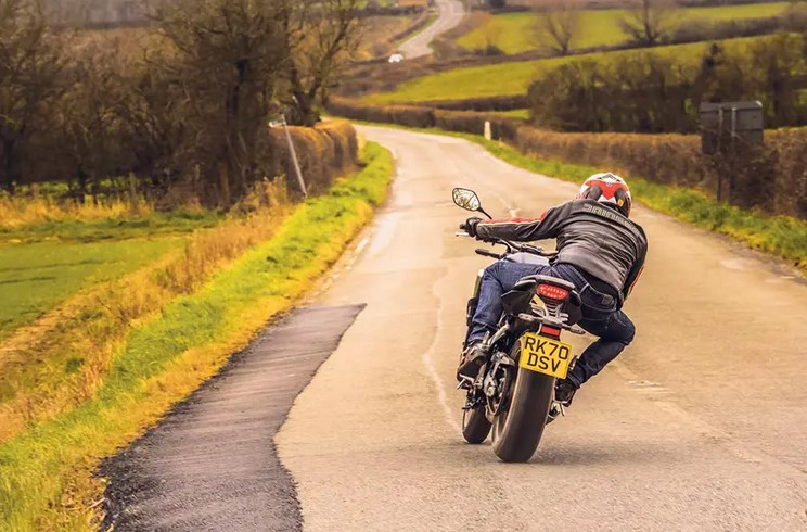 riding a motorcycle 12