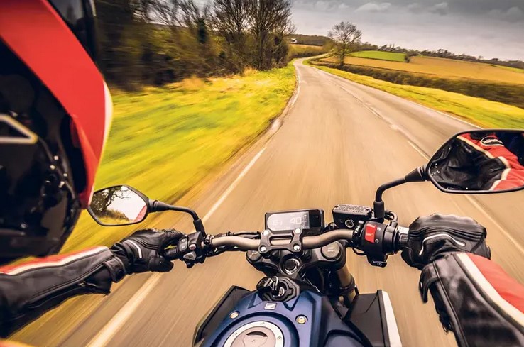 riding a motorcycle 2