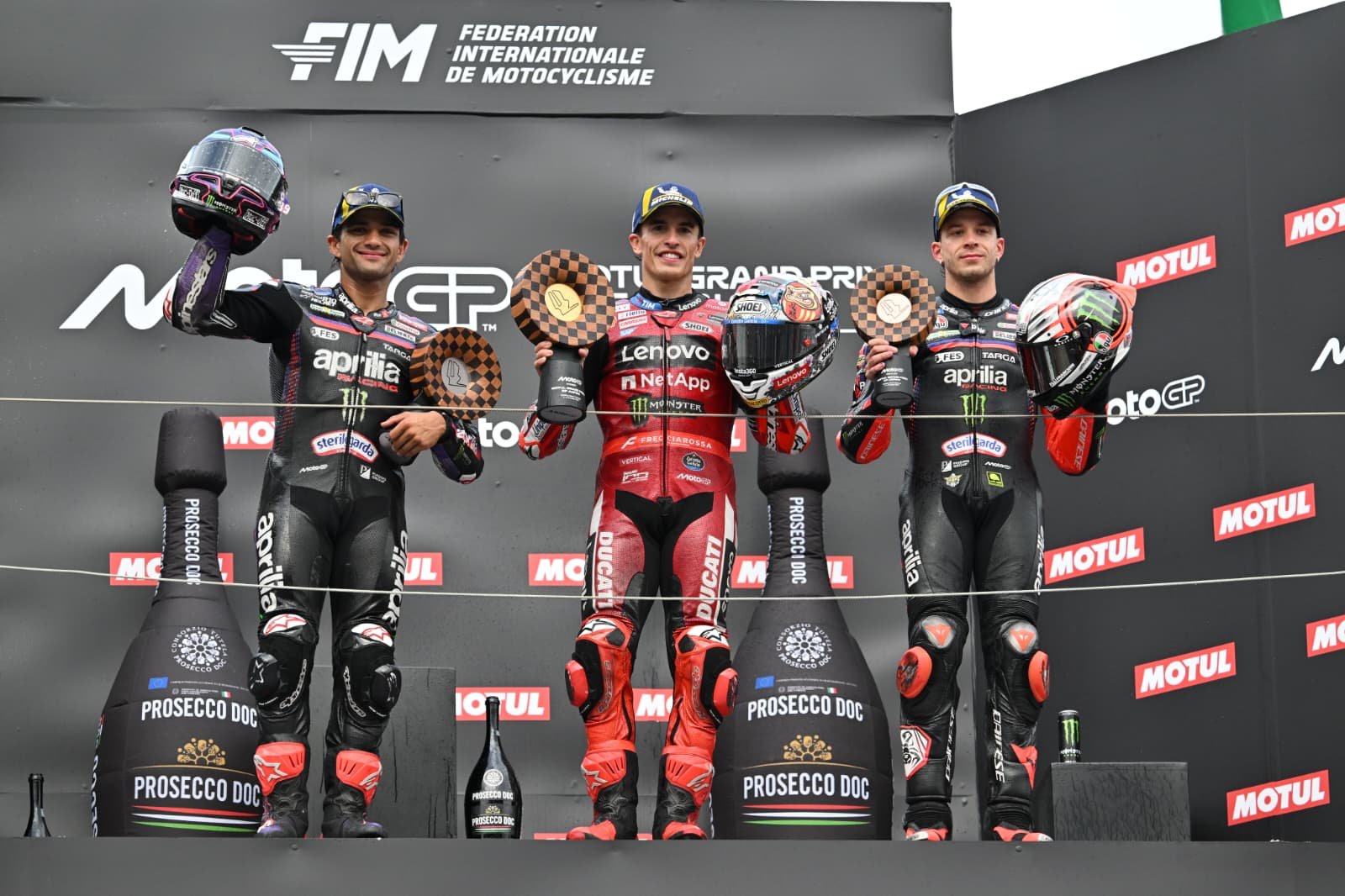 Подиум на MotoGP трката за ГН на Јапонија 2026