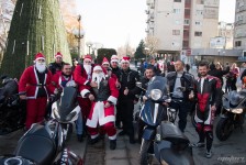 Дедо мраз на мотор