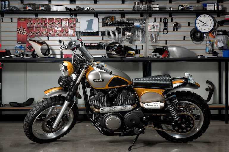 yamaha unveils palhegyi custom scr950 scrambler 2
