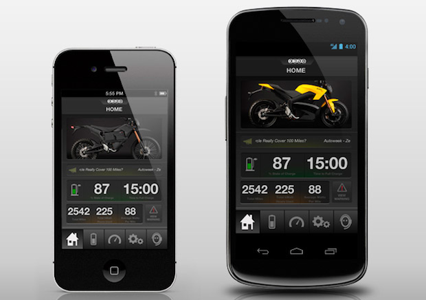 Информациите за вашиот мотор, директно на екранот од телефонот zeromotorcycleapp